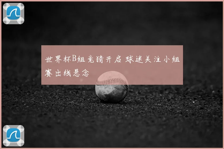 世界杯B组竞猜开启 球迷关注小组赛出线悬念