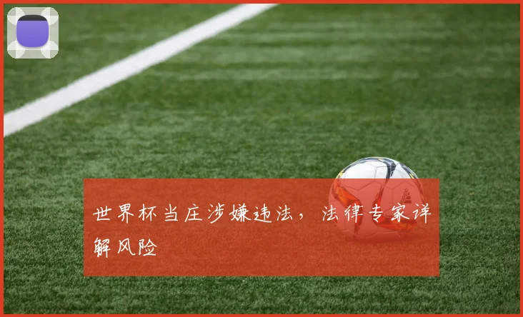 世界杯当庄涉嫌违法,法律专家详解风险